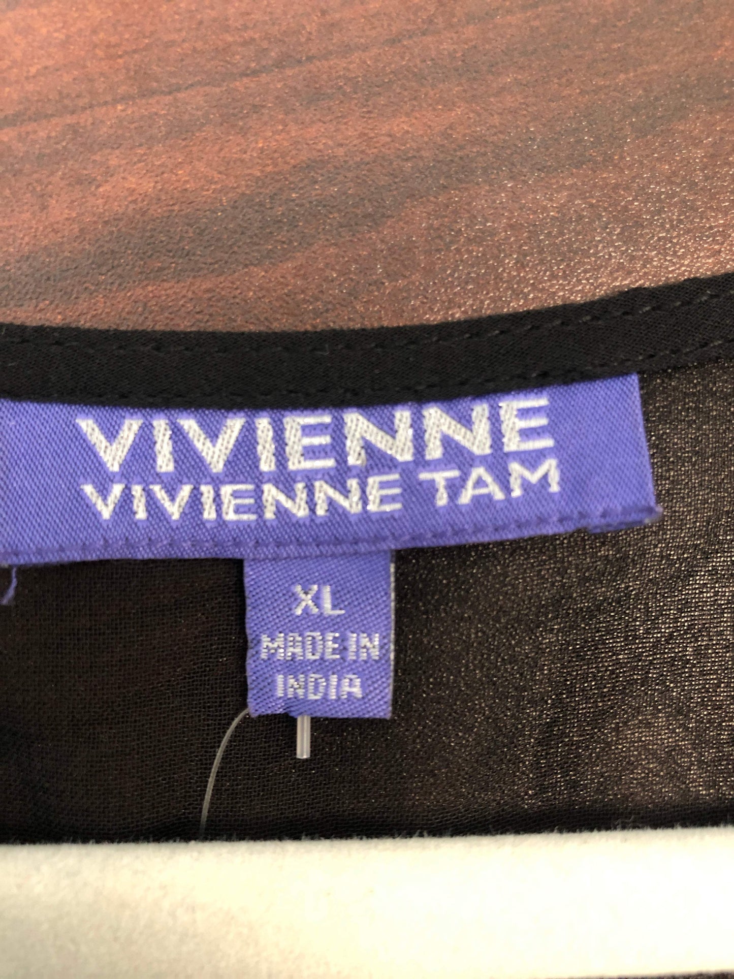 Vivienne Tam XL Black Polyester Shirt NWT