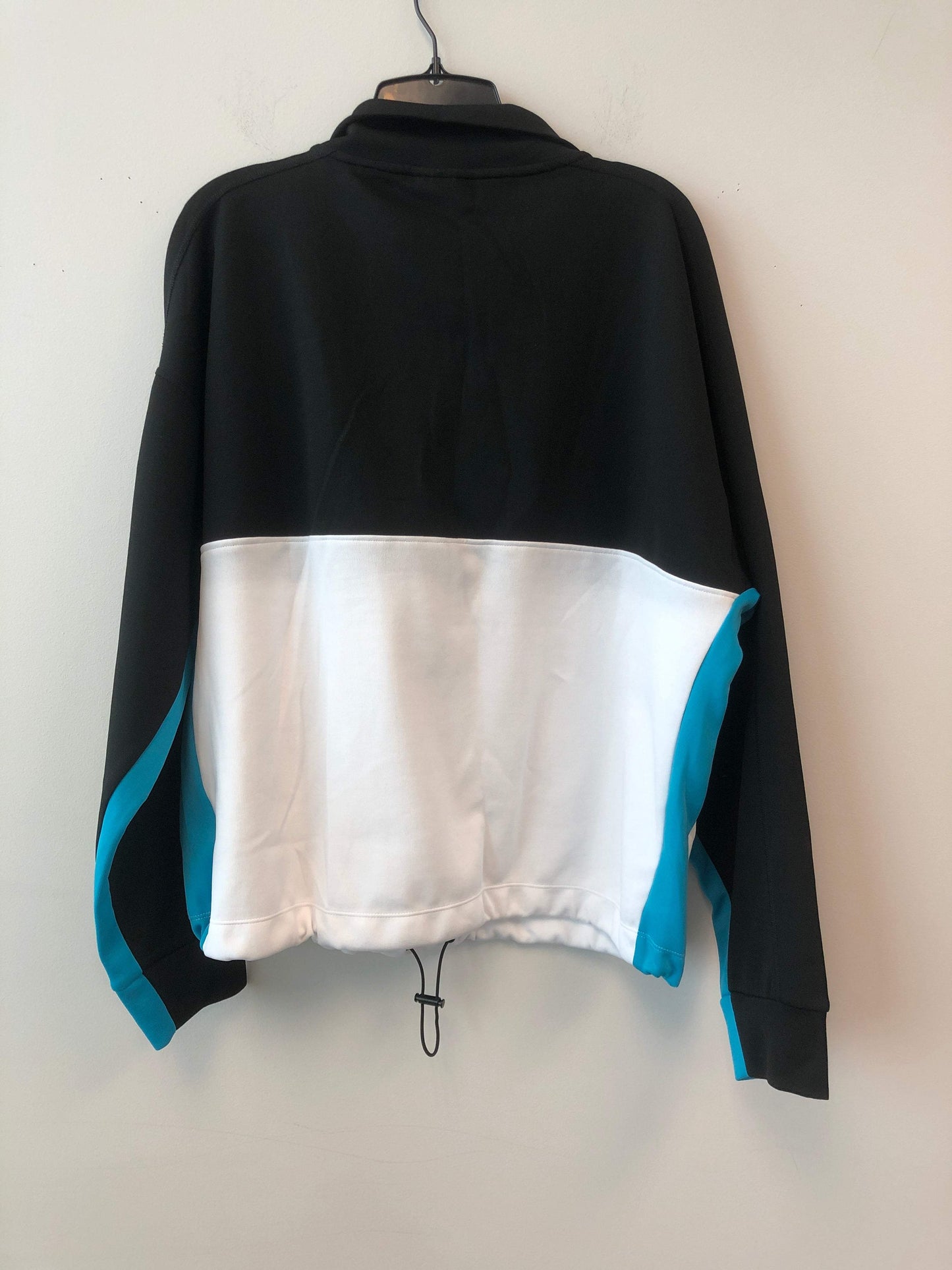 DKNY Sport XL/ XXL Black/White Polyester Blend Pullover Sweatshirt NWT