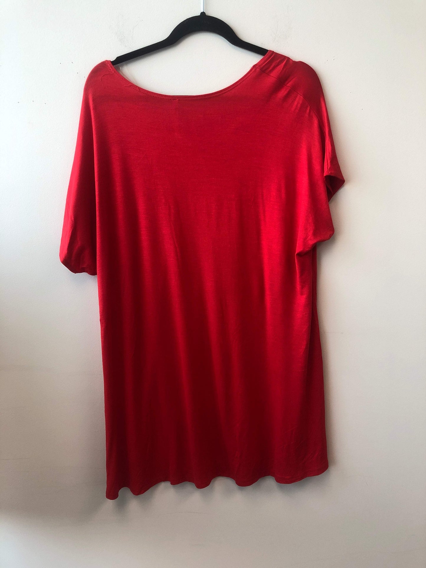 Azules XL Bright Red Rayon Blend Shirt