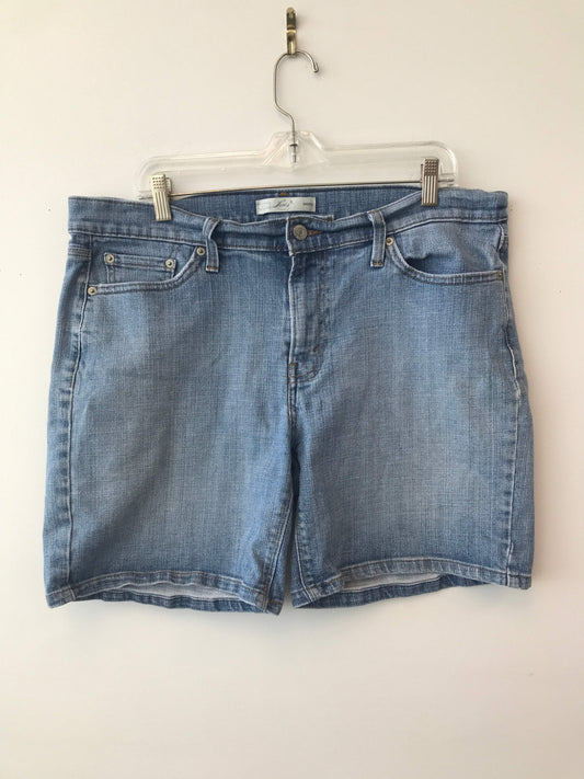 Levi's Size 14 Cotton Blue Jean Shorts