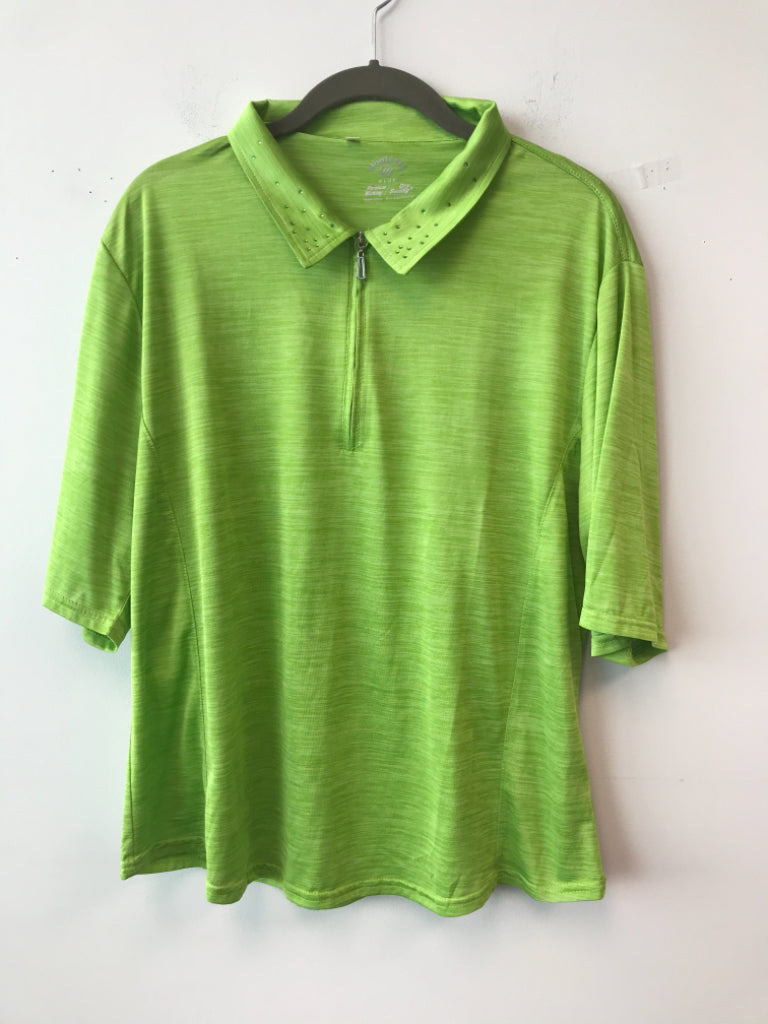 Monterey Club Size 2XL Polyester Blend Polo T-shirt NWT