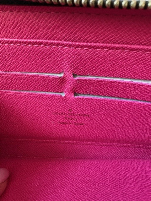 Louis Vuitton Black Multicolor Zippy Wallet