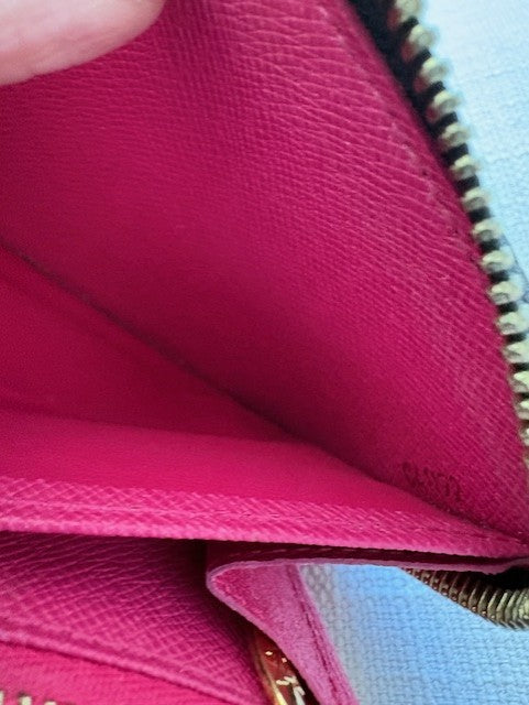 Louis Vuitton Black Multicolor Zippy Wallet