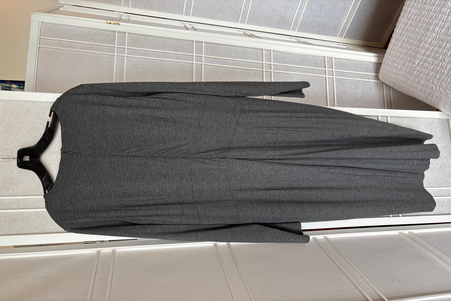 Marina Rinaldi Grey Jersey Wrap Style Dress Plus Size L New