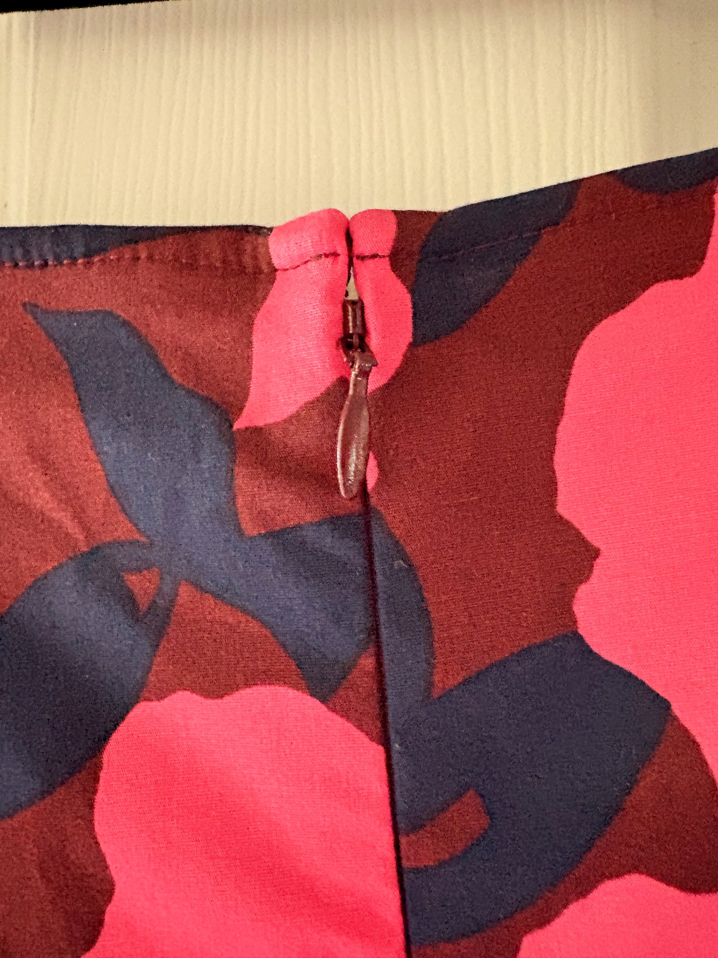 Boden Pink, Blue & Aubergine Wrap Style Dress