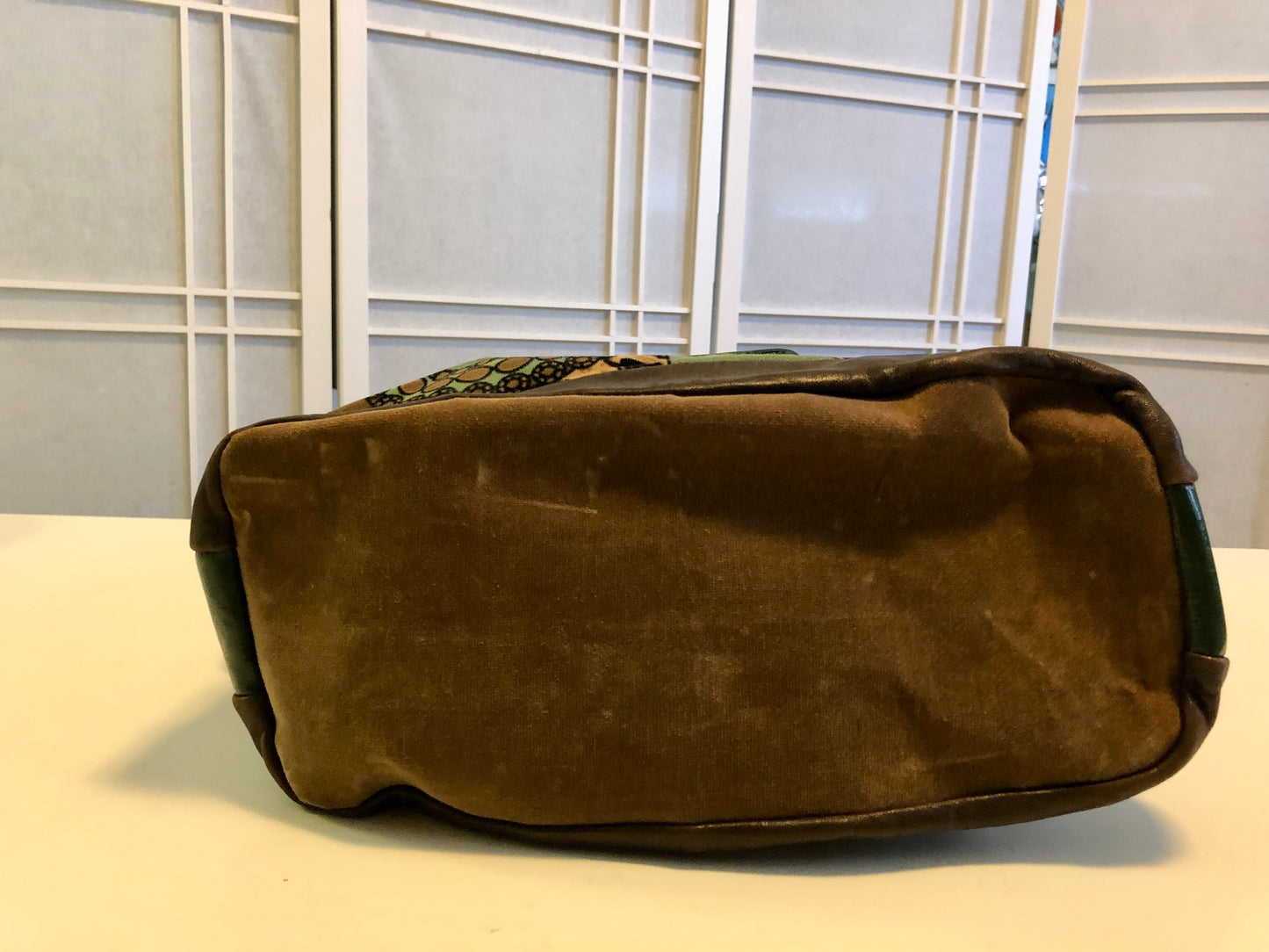 Maliparmi Italian Large Velvet Tote Bag