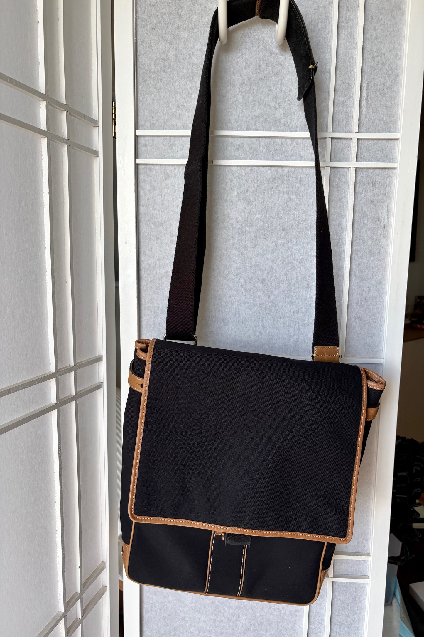 Coach Black Messenger Bag