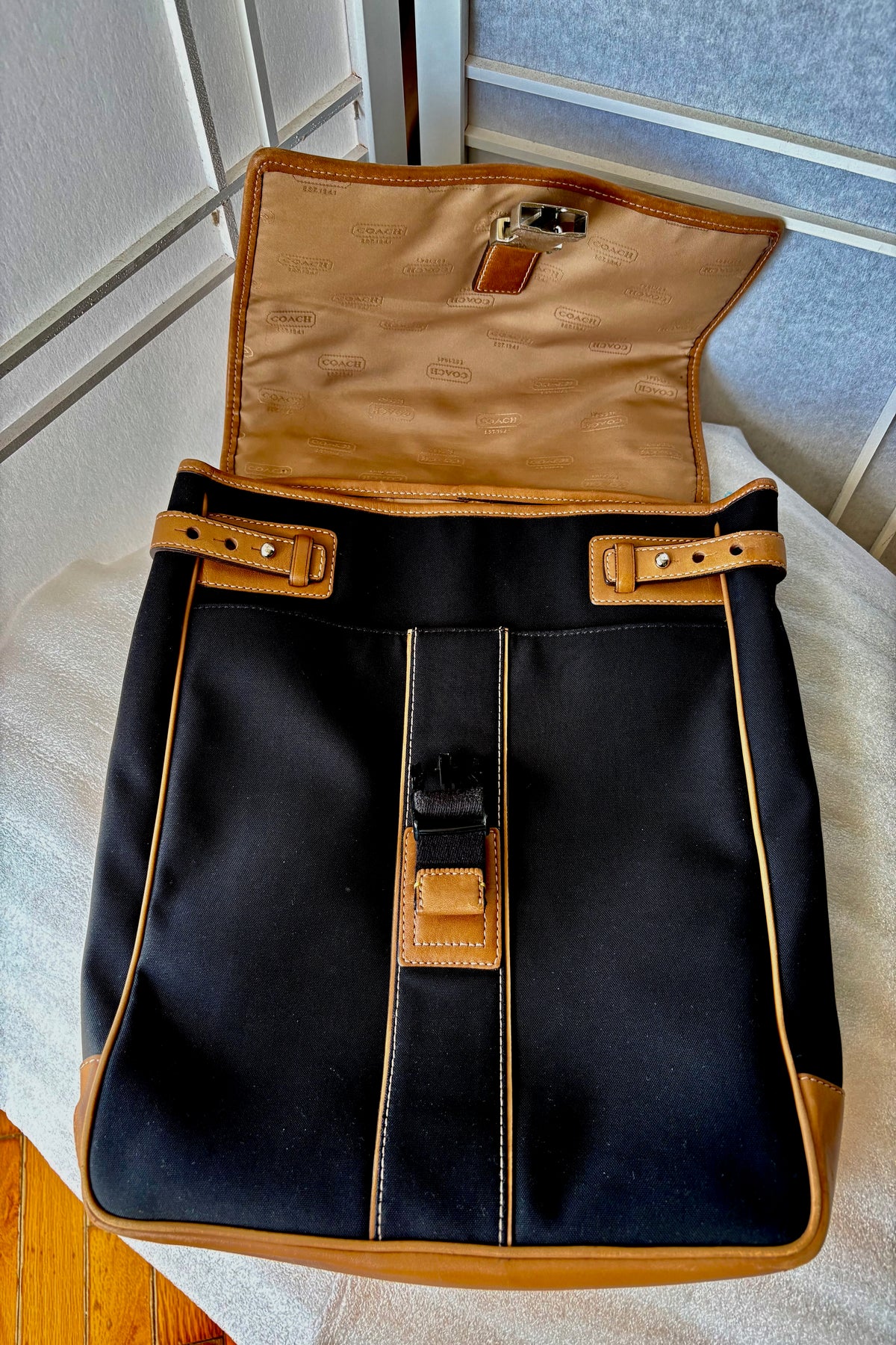 Coach Black Messenger Bag