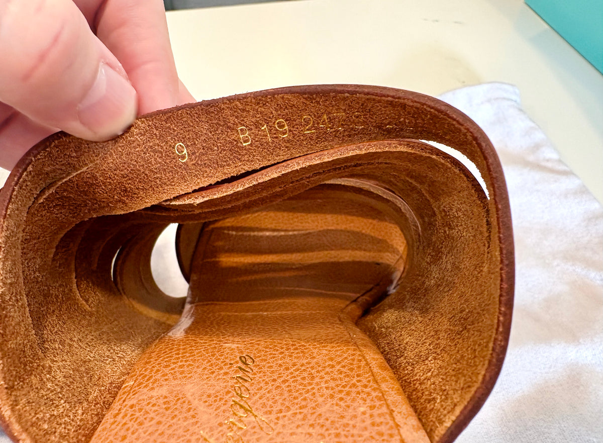 Robert Clergerie Tan Leather Platform Sandals
