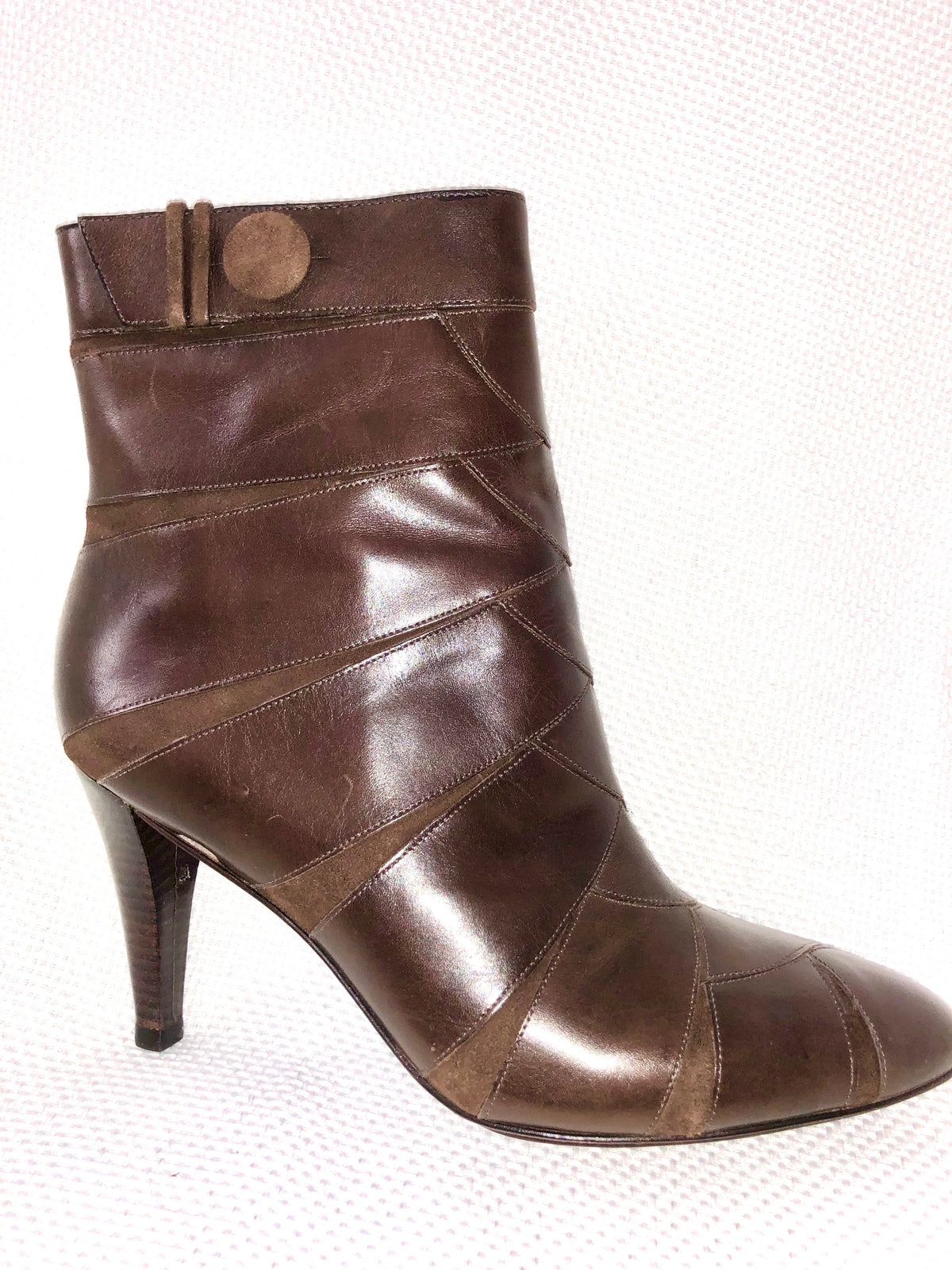 Cole Haan Brown Leather & Suede Boots Size 9 1/2 B