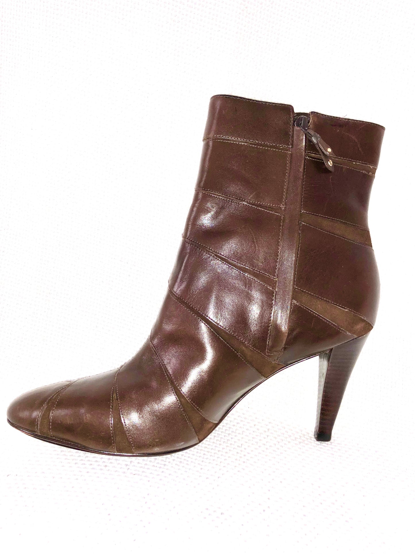 Cole Haan Brown Leather & Suede Boots Size 9 1/2 B