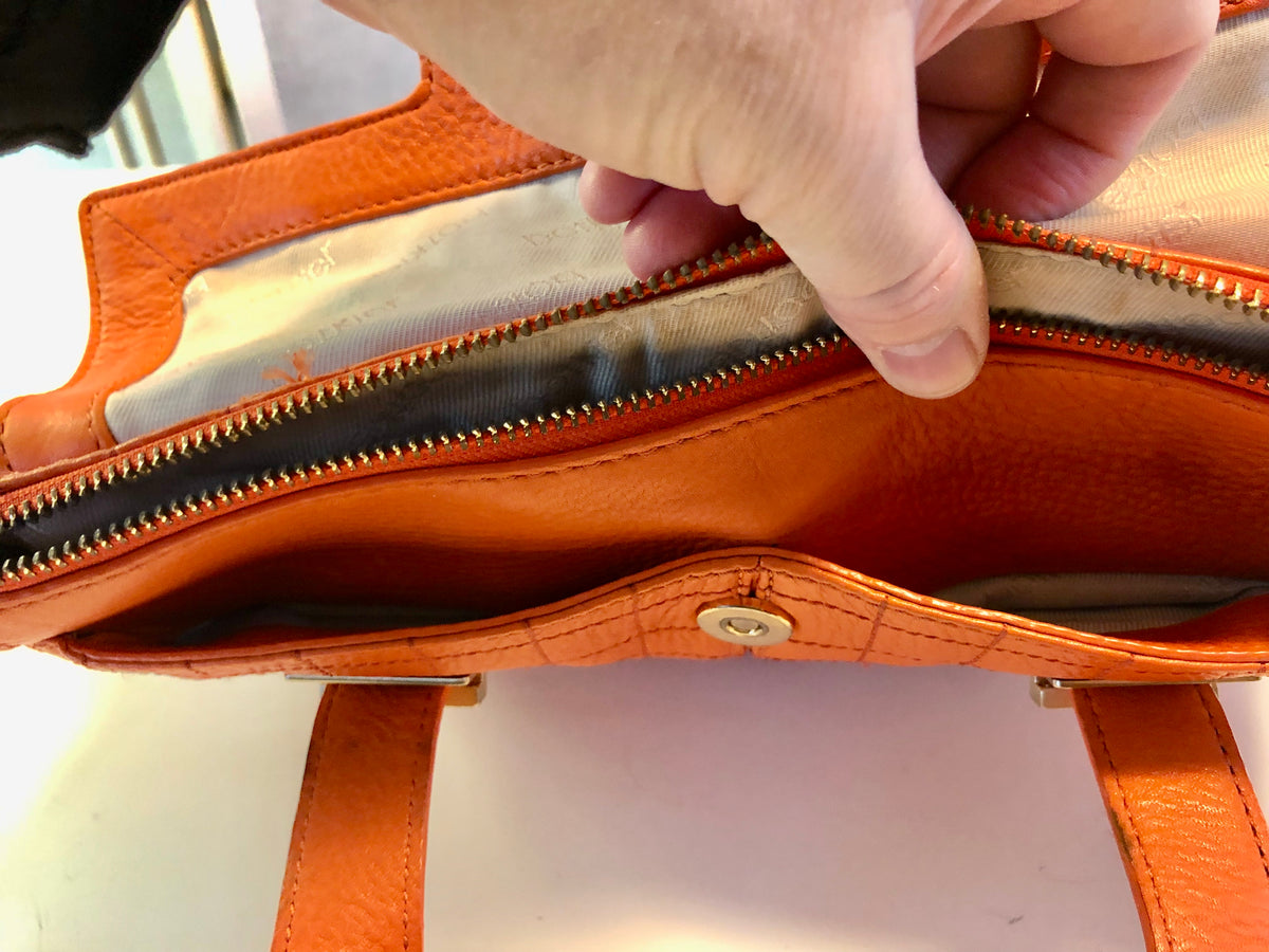 Botkier Orange Leather Purse
