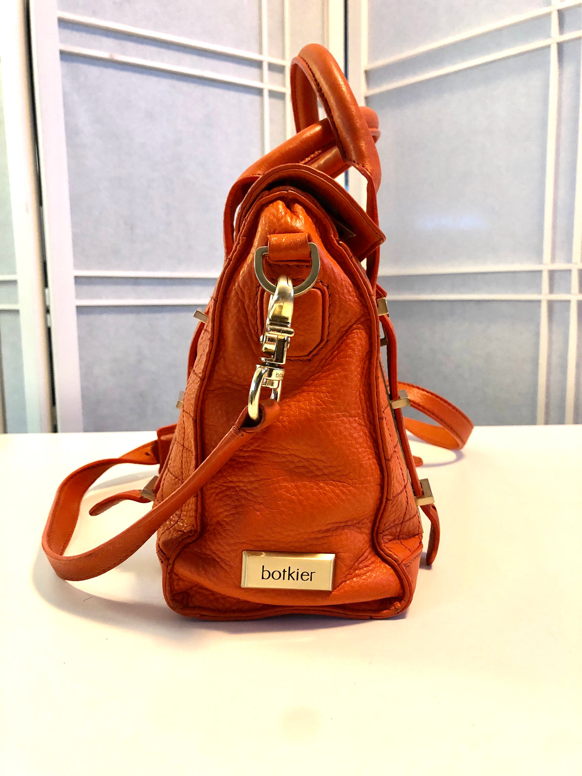Botkier Orange Leather Purse