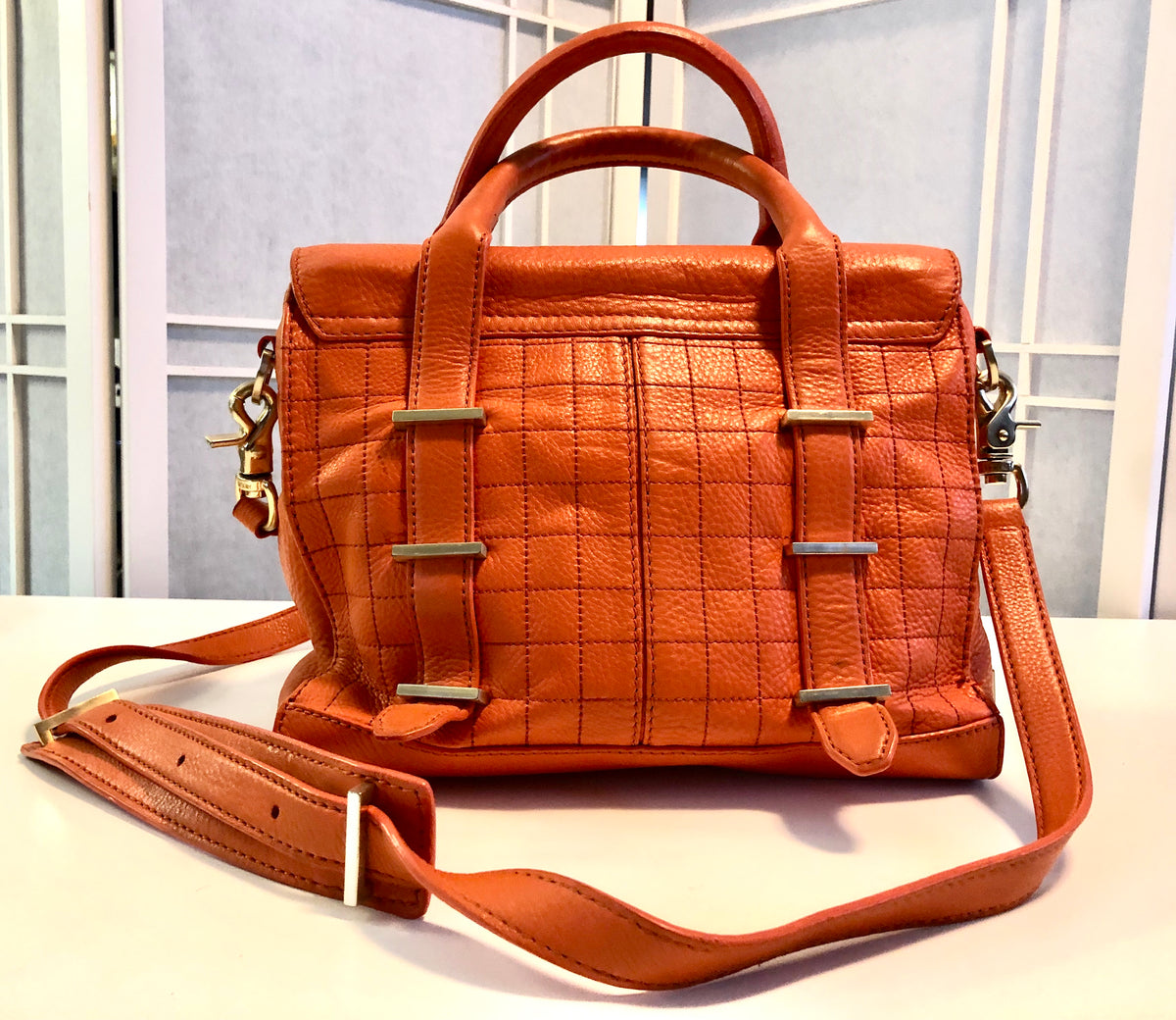 Botkier Orange Leather Purse