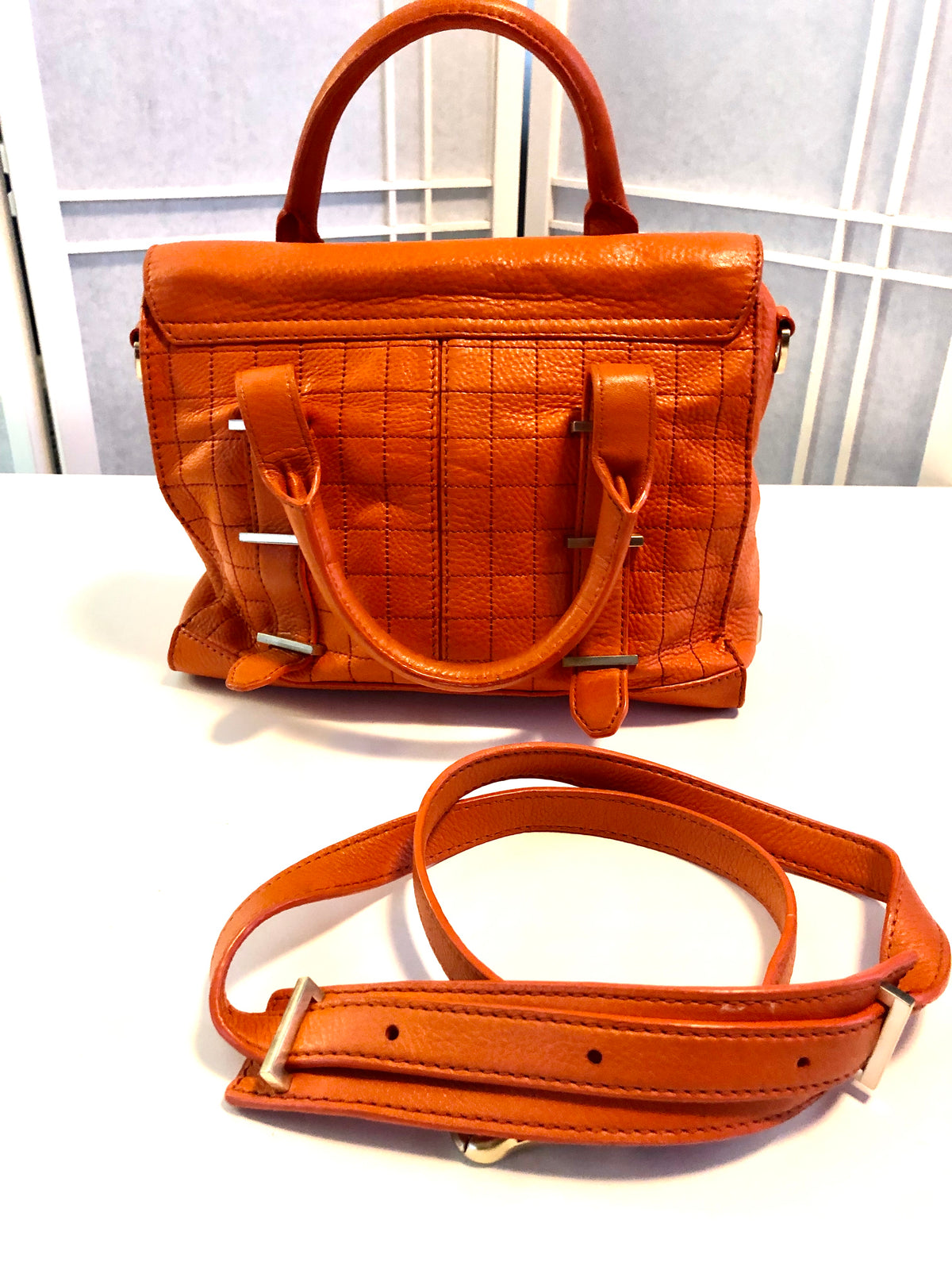 Botkier Orange Leather Purse