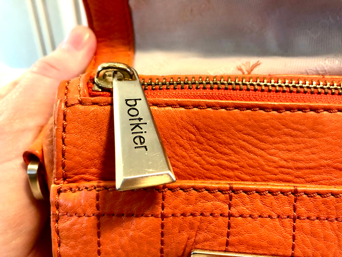 Botkier Orange Leather Purse