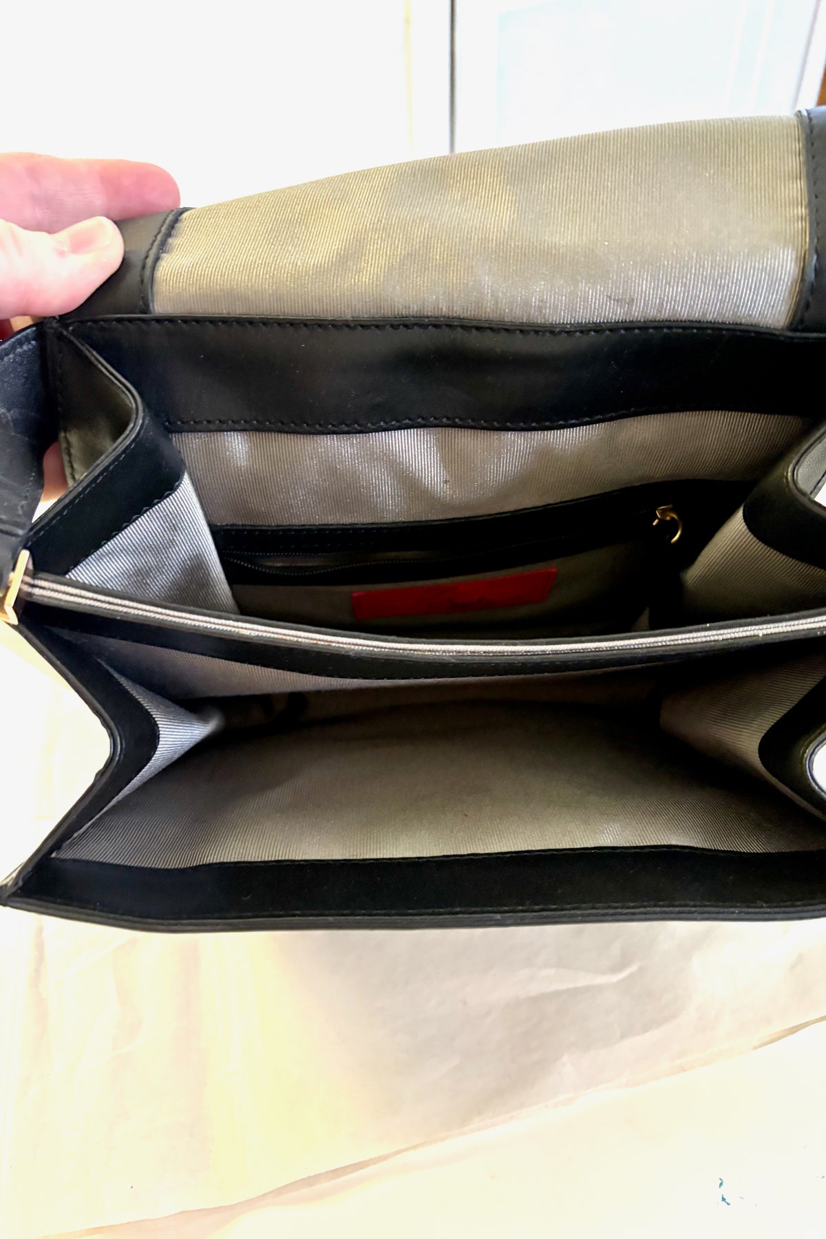 ZSpoke by Zac Posen Black Leather Handbag
