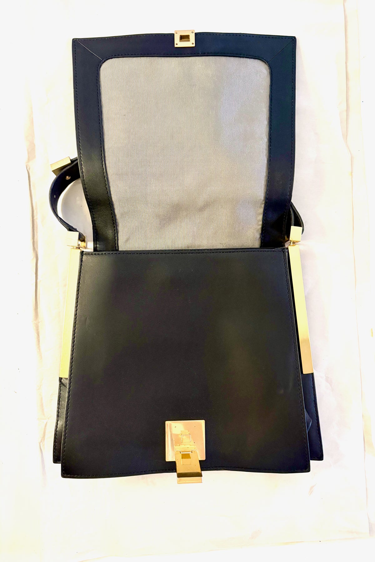 ZSpoke by Zac Posen Black Leather Handbag