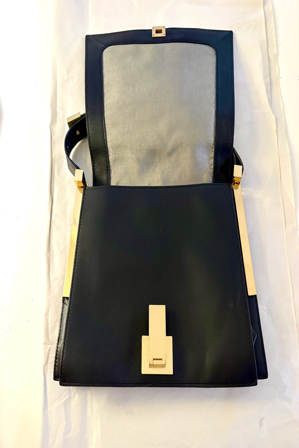 ZSpoke by Zac Posen Black Leather Handbag