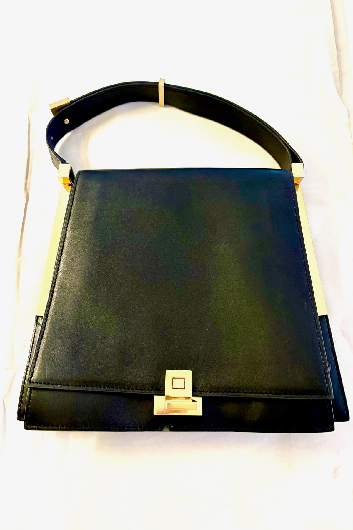 ZSpoke by Zac Posen Black Leather Handbag