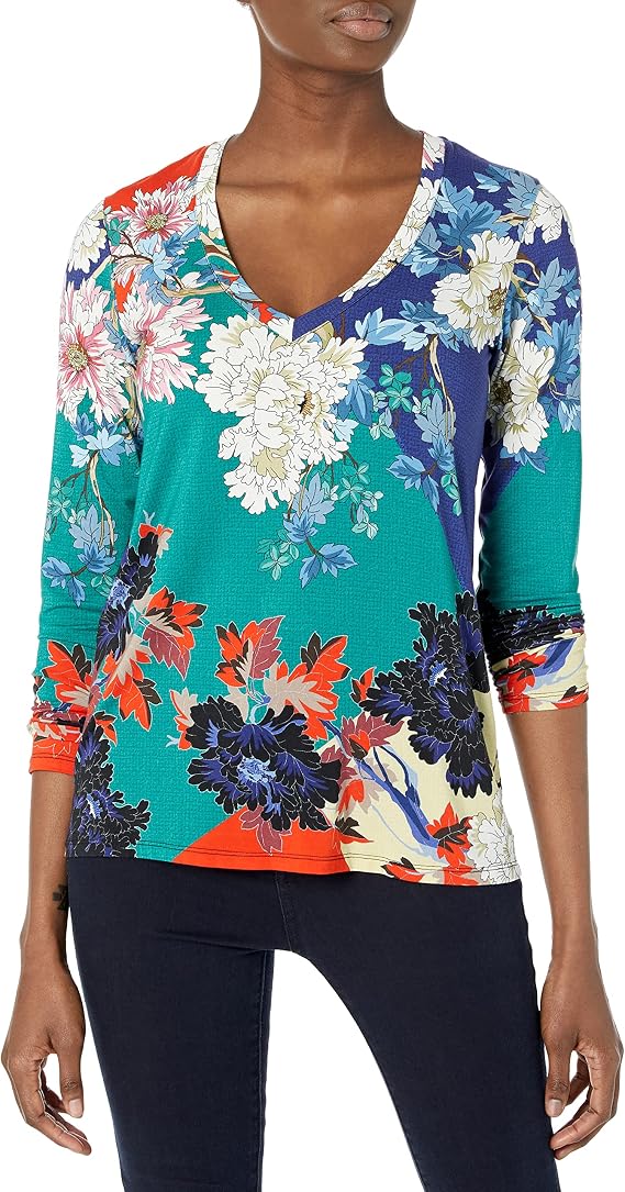 Johnny Was Floral Women's Shirt Size XXL