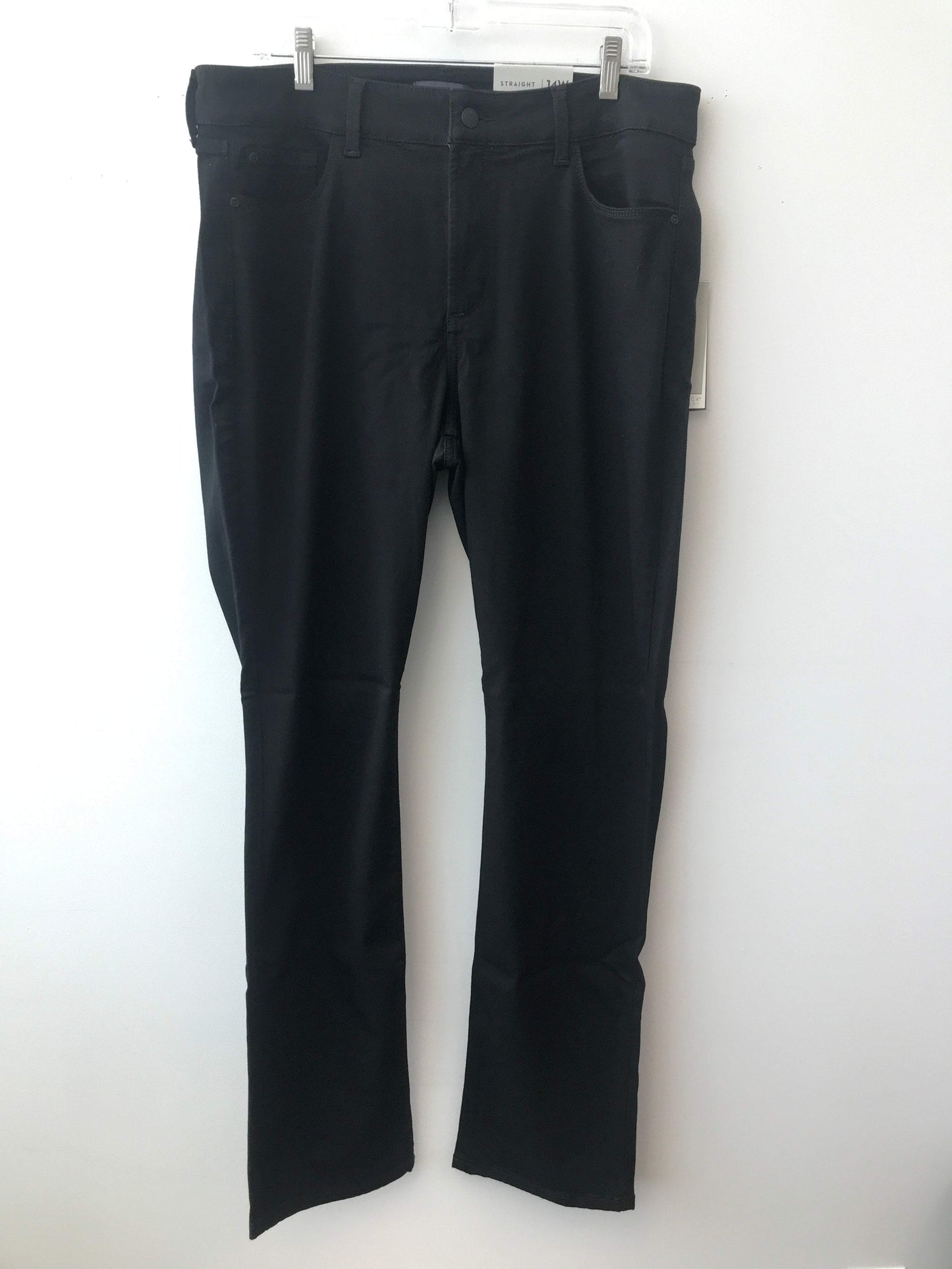 Not Your Daughter's Jeans Size 14W Viscose/Cotton Blend Black Jeans NWT